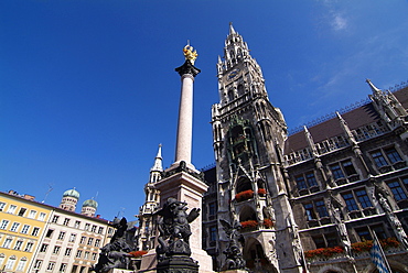 City Hall, Marienplatz, Munich, Bavaria, Germany, Europe