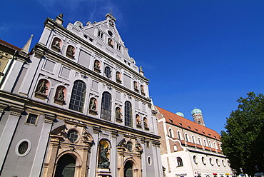 Church of St. Michael, Neuhauser Street, Munich, Bavaria, Germany, Europe