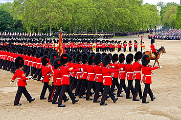 Soldiers at Trooping the Colour 2012, The Queen's Official Birthday Parade, Horse Guards, Whitehall, London, England, United Kingdom, Europe