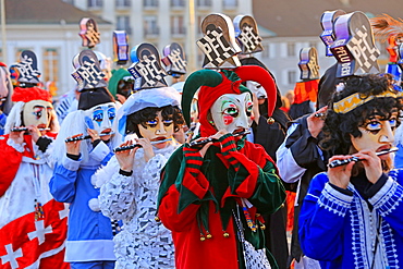 Carnival of Basel (Basler Fasnacht), Basel, Canton of Basel City, Switzerland, Europe