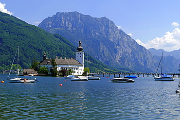 Ort Castle in the Town of Gmunden on Lake Traunsee, Salzkammergut, Upper Austria, Austria, Europe