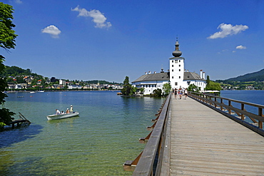 Ort Castle in the Town of Gmunden on Lake Traunsee, Salzkammergut, Upper Austria, Austria, Europe