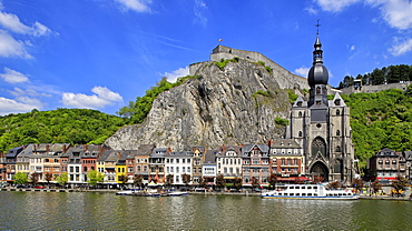 Citadel of Dinant on Meuse River, Dinant, Province of Namur, Wallonia, Belgium, Europe