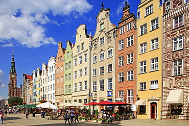 Long Market in Gdansk, Gdansk, Pomerania, Poland, Europe