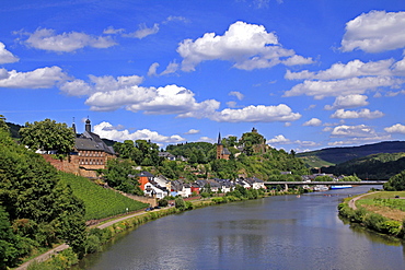 Town of Saarburg on River Saar, Rhineland-Palatinate, Germany, Europe