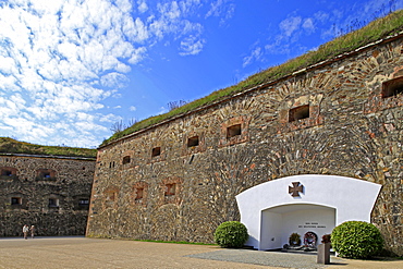 Fortress Ehrenbreitstein, Rhine River, Koblenz, Rhineland-Palatinate, Germany, Europe