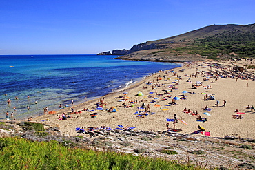 Cala Mesquida near Capdepera, Majorca, Balearic Islands, Spain, Mediterranean, Europe