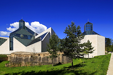 Fort Thuengen with Fortress Museum and Mudam Museum, Luxembourg City, Grand Duchy of Luxembourg, Europe