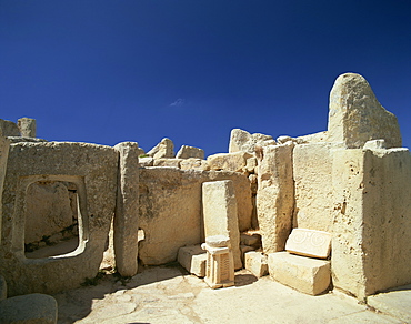 Hagar Qim Temple, UNESCO World Heritage Site, Zurrieq, Malta, Europe