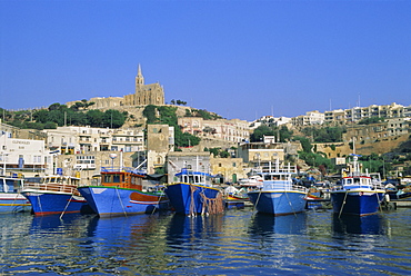 Mgarr harbour, Gozo, Malta, Mediterranean, Europe