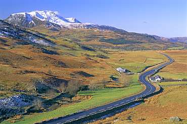 The Dinas Mawddwy to Dolgellau road, Snowdonia National Park, Gwynedd, Wales, UK, Europe