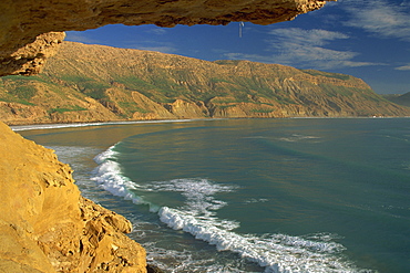 Coastline 100 kms north of Agadir, Morocco, North Africa, Africa