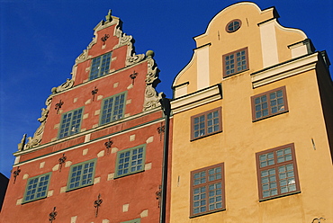 Houses dating from the 17th century in Stor-torget, Stor Square in the Old Town of Stockholm, Sweden, Scandinavia, Europe