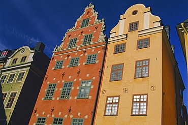 17th century houses in Stor torget (Stor Square), Old Town, Stockholm, Sweden, Scandinavia, Europe