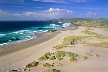 Beach, Sandwood Bay, Highland Region, Scotland, UK, Europe