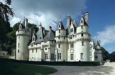 Chateau d'Usse, dating from 15th century, Rigny Usse, Indre et Loire, Centre, France, Europe