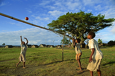 Kids playing, Frum village, Sulphur Bay, Tanna, Vanuatu, Pacific Islands, Pacific