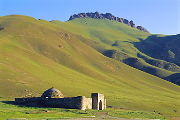 South of Naryn, Tash Rabat Caravanserai, Kyrgyzstan, Central Asia