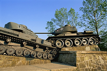 World War II memorial of Nazi and Russian battle, Dukla Pass, Slovakia, Europe