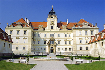 Valtice, 17th century chateau, South Moravia, Czech Republic, Europe