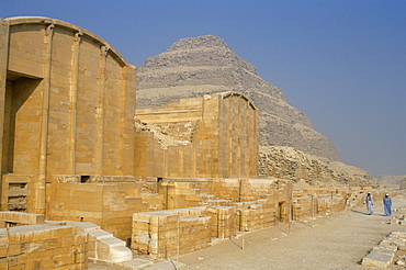 Heb-Sed Court and Step Pyramid, Saqqara, UNESCO World Heritage Site, Egypt, North Africa, Africa