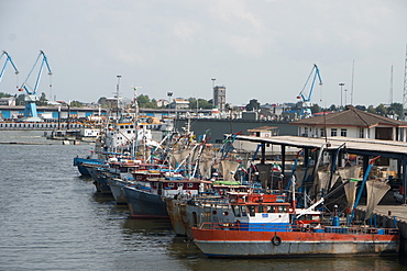 The harbour, Bandar-e Anzali, Iran, Middle East