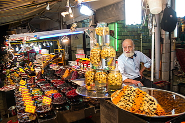 Food stall, Darband, Northern Tehran, Iran, Middle East