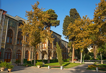 Gardens of Golestan Palace, UNESCO World Heritage Site, Tehran, Iran, Middle East