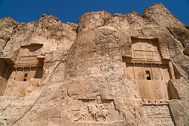 Tombs of Ataxerxes I and Darius the Great, Naqsh-e Rostam Necropolis, near Persepolis, Iran, Middle East