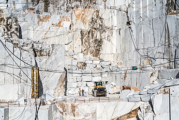 Cervaiole Marble Quarry on Mount Altissimo, Seravezza, owned by Henraux, Tuscany, Italy, Europe