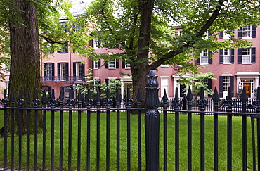 Louisburg Square, Beacon Hill, Boston, Massachusetts, USA