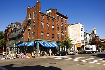 Charles Street, Beacon Hill, Boston, Massachusetts, New England, United States of America, North America