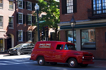 Charles Street, Beacon Hill, Boston, Massachusetts, New England, United States of America, North America