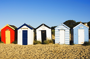 Beach huts, Southwold, Suffolk, England, United Kingdom, Europe