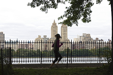 Joggers, Central Park, Manhattan, New York City, New York, United States of America, North America