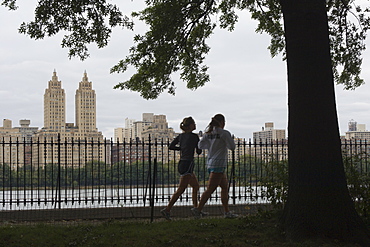 Joggers, Central Park, Manhattan, New York City, New York, United States of America, North America