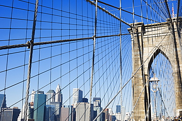 Brooklyn Bridge, New York City, New York, United States of America, North America