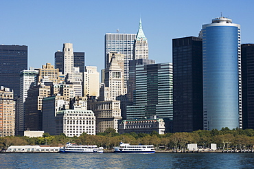 Battery Park and Lower Manhattan, New York City, New York, United States of America, North America