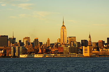 Empire State Building and midtown skyline, Manhattan, New York City, New York, United States of America, North America