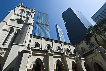 St. John's Cathedral dating from 1850, the oldest Anglican church in East Asia, Central, Hong Kong, China, Asia