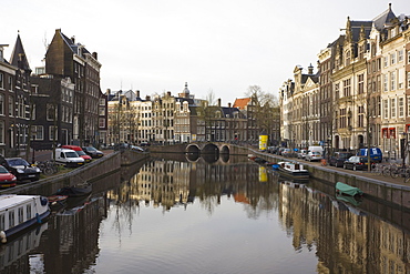 Singel Canal, Amsterdam, Netherlands, Europe