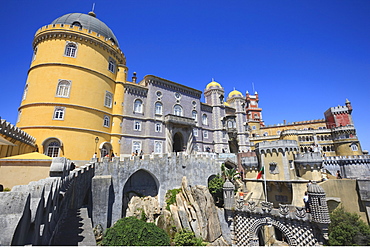 Pena National Palace, UNESCO World Heritage Site, Sintra, Portugal, Europe