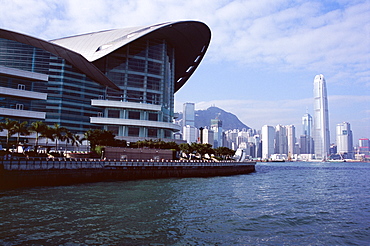 Convention and Exhibition Center, Hong Kong Island, Victoria Harbour, Hong Kong, China, Asia