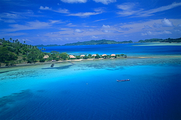 Loma Loma resort off Vanua Balavu, Lau group or Exploring Isles, northern Lau Group, Fiji, South Pacific islands, Pacific