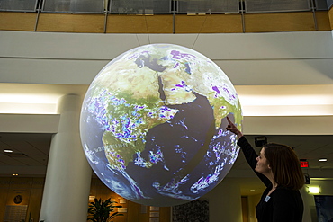 National Weather Center's Science on a sphere Norman, Oklahoma, United States of America, North America