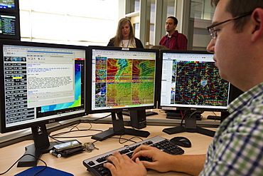 Jonathan Kurtz, forecaster and meteorologist at the National Weather Center Forecast Office in Norman, Oklahoma, United States of America, North America