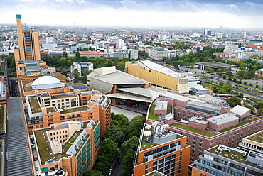 View from Kollhoff building Panorama Punkt, Potsdamer Platz, Berlin, Germany, Europe