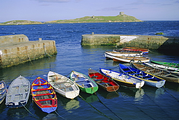 Dalkey Island and Coliemore Harbour, Dublin, Ireland, Europe