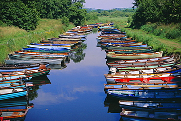 Boats, Killarney, County Kerry, Munster, Republic of Ireland (Eire), Europe