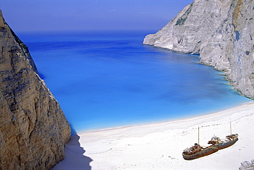 Shipwreck Cove, Zakinthos, Ionian Islands, Greece, Europe